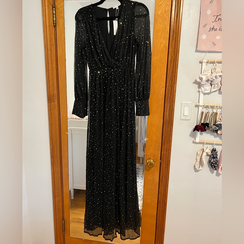 Baltic Born Abigail Black Sparkle Dress